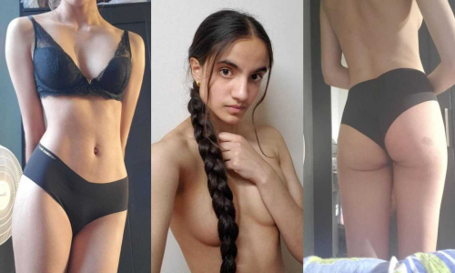 Beautiful Sexy Slim Indian Babe Teasing Showing