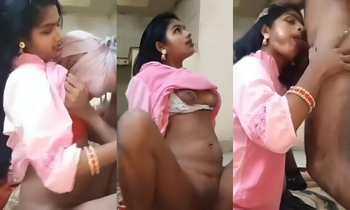 Labour Aunty Giving Blowjob Fucking With Lover Part 1